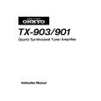 ONKYO TX-901 Instrukcja Obsługi