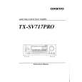 ONKYO TXSV717PRO Instrukcja Obsługi