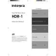 ONKYO HDR-1 Instrukcja Obsługi