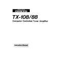 ONKYO TX108 Instrukcja Obsługi