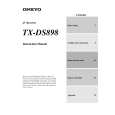 ONKYO TXDS898 Instrukcja Obsługi