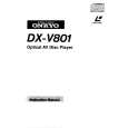 ONKYO DXV801 Instrukcja Obsługi