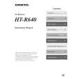 ONKYO HT-R640 Instrukcja Obsługi