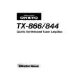 ONKYO TX866 Instrukcja Obsługi