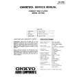ONKYO DX7500 Instrukcja Serwisowa
