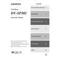 ONKYO DVSP302 Instrukcja Obsługi