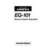 ONKYO EQ101 Instrukcja Obsługi