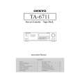 ONKYO TA6711 Instrukcja Obsługi