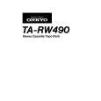 ONKYO TA-RW490 Instrukcja Obsługi