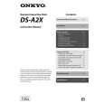 ONKYO DS-A2X Instrukcja Obsługi