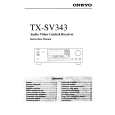 ONKYO TXSV343 Instrukcja Obsługi
