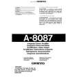 ONKYO A-8087 Instrukcja Obsługi