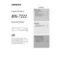 ONKYO DX-7222 Instrukcja Obsługi