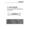 ONKYO T-4051RDS Instrukcja Obsługi