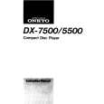 ONKYO DX7500 Instrukcja Obsługi