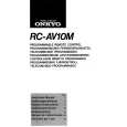 ONKYO RC-AV10M Instrukcja Obsługi