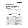 ONKYO TXSV828THX Instrukcja Obsługi