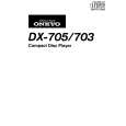ONKYO DX705 Instrukcja Obsługi