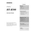 ONKYO HTR500 Instrukcja Obsługi